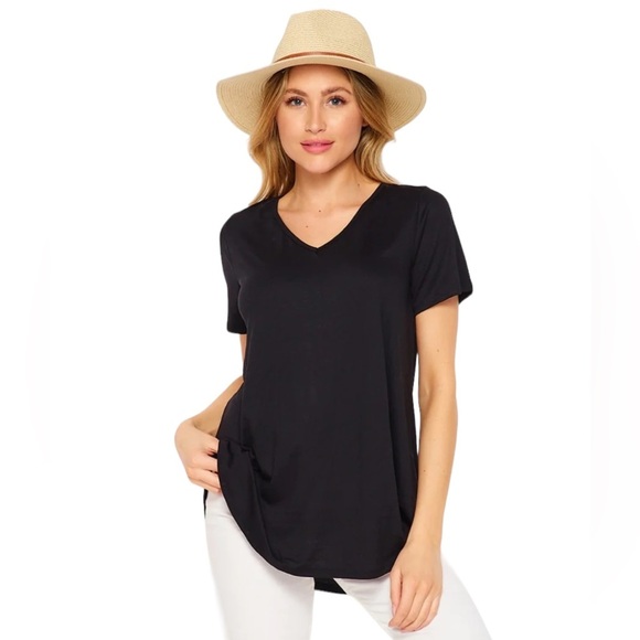 RED V NECK TOP TIE BACK DETAIL HONEYME BRAND SMALL MEMORIAL DAY 4TH OF JULY - Picture 2 of 6